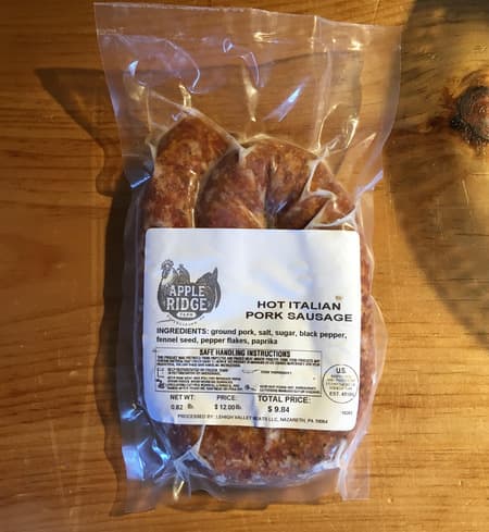 Pork Sausage, Hot Italian